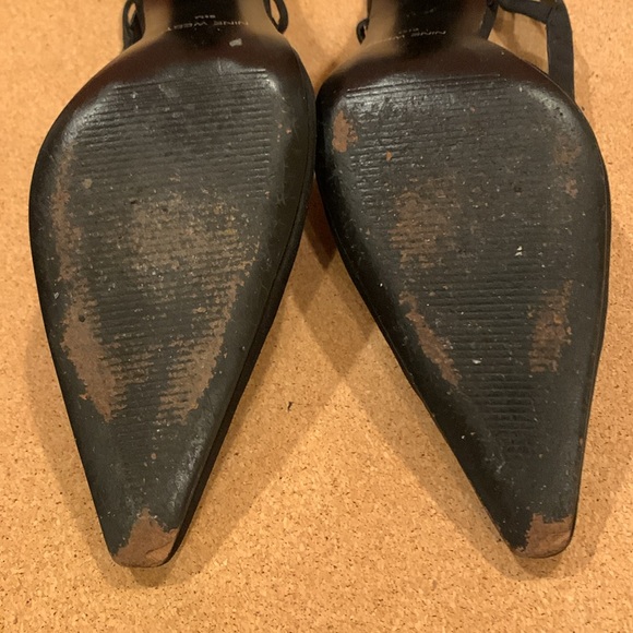 Nine West Black Shoes size 6.5 - Picture 10 of 12